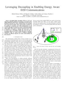 Leveraging Decoupling in Enabling Energy Aware D2D Communications - raiith