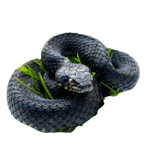Black Mamba Snake Isolated On Transparent Background, Black Mamba, Snake, Venomous PNG ...