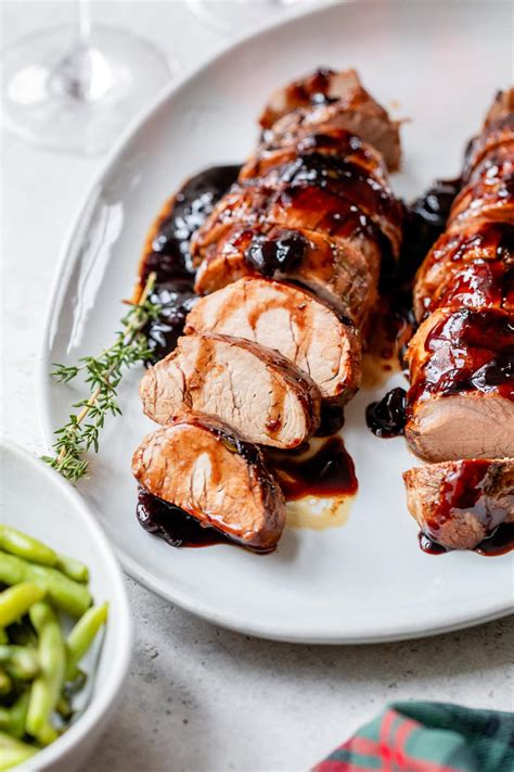 Pork Tenderloin with Cherry Sauce - Recipesedge