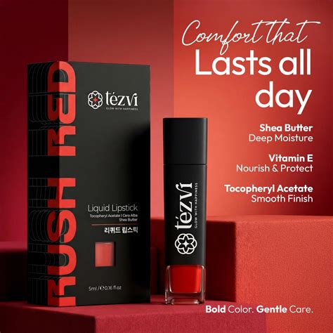 Matte Liquid Lipstick - Long Lasting Color with Shea Butter – Tezvi