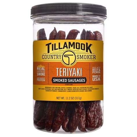 Tillamook 8g Protein Country Smoker Teriyaki Smoked Meat Sticks - Shop ...