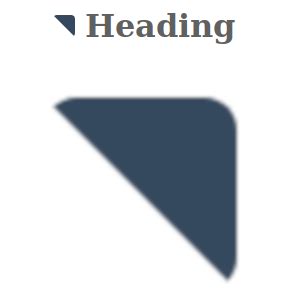 Image result for CSS Rounded Triangle