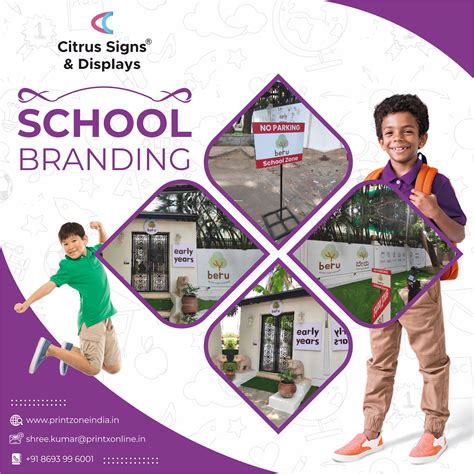 School Branding | Citrus Signs & Displays - Bangalore Urban