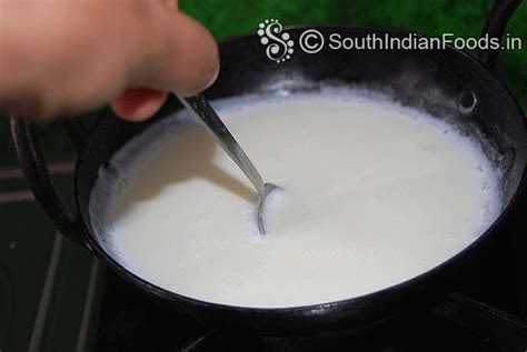 Basundi-Traditional paal basundi recipe-How to make-Step by step photos