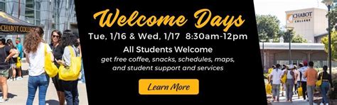 Welcome Days for Spring 2024, Chabot College, Hayward, 16 January 2024 ...