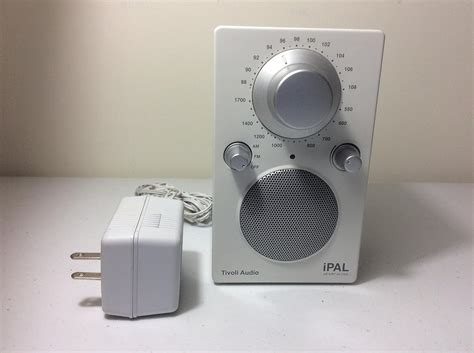Tivoli Audio iPAL Portable Audio Laboratory AM/FM Radio, Silver/White ...