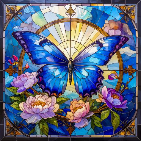 Stained Glass Window Butterfly Free Stock Photo - Public Domain Pictures