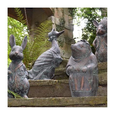 Buy IDekooror Beatrix Potter Ornament Set, Imitation Bronze Animal ...