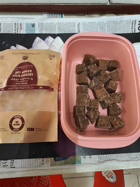 Udankudi Sillu Karupatti 275gm - Natural Palm Jaggery with Dry Ginger ...
