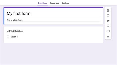 Google Form Creation 的图像结果