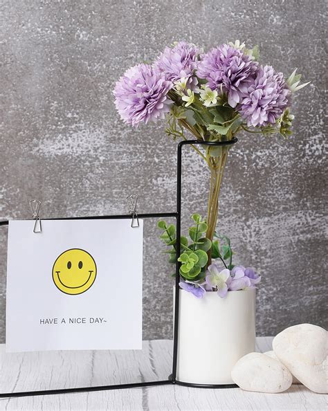 Buy White Solid Ceramic Planter With Black Metal Stand | Pack Of 1 in ...