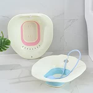 Meri SHOPP Foldable Plastic Sitz Bath Tubs Perineal Hemorrhoidal Soak ...