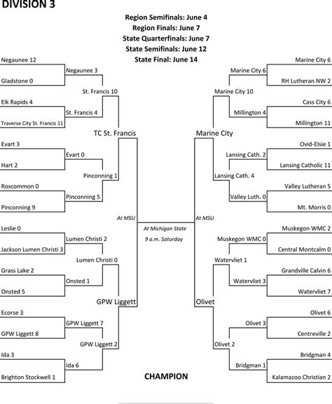 UPDATED high school baseball brackets, with scores heading to final ...