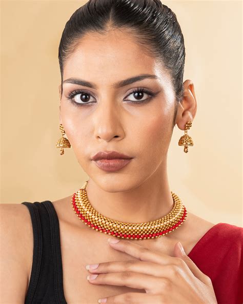 Rajputi Regal Short Necklace Set – Kimikii Jewellery