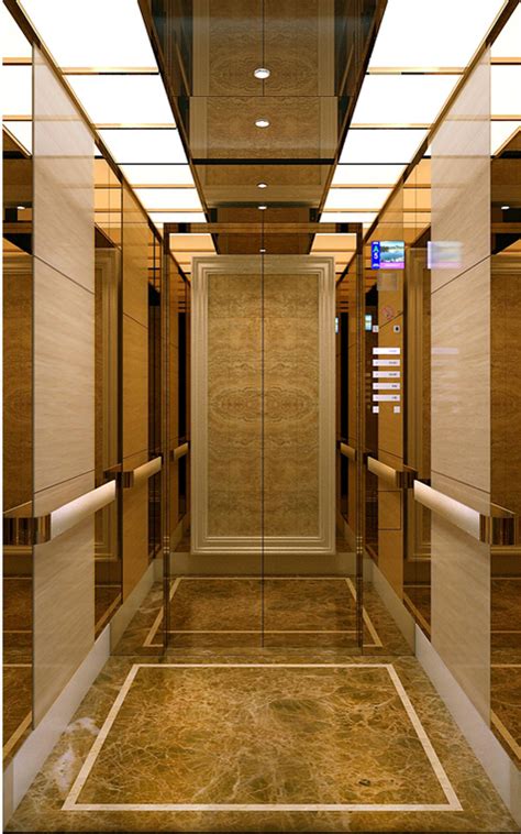 经典款SJX04 - 电梯轿厢效果图 - 效果展示 - 广州市饰必美电梯配件有限公司