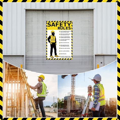 Humyoun Workplace Safety Rules Poster Safety Awareness India | Ubuy