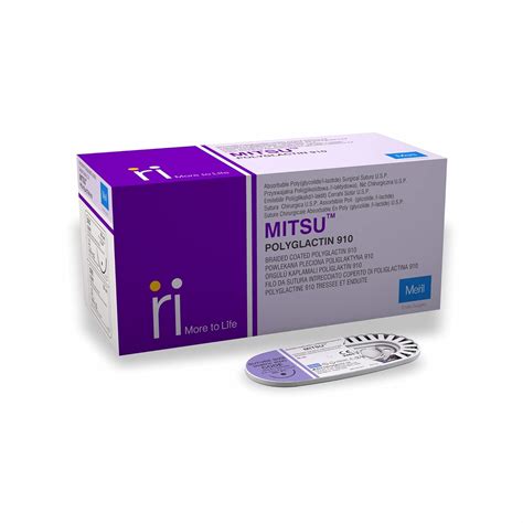 Meril Mitsu Suture PGN20 2317 | Absorbable Multifilament Braided ...