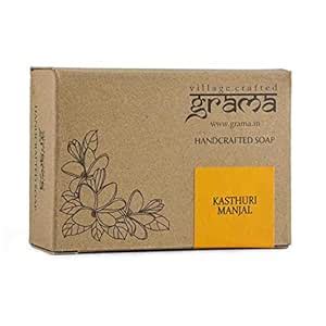 Buy Grama Handmade Kasthuri Manjal Soap (125 GMS Each ) for Skin Care ...
