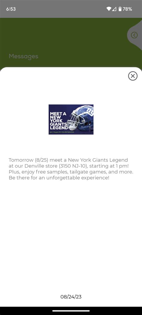 Giants Legend at Denville Quick Chek tomorrow? : r/NYGiants