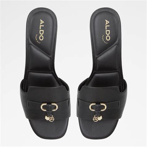 Tessina-In Women's Black Block Heel Sandals | Aldo Shoes