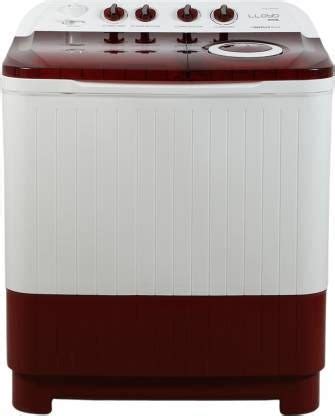 Lloyd 7.5 kg Semi Automatic Top Load Washing Machine Red (LWMS75RA1 ...