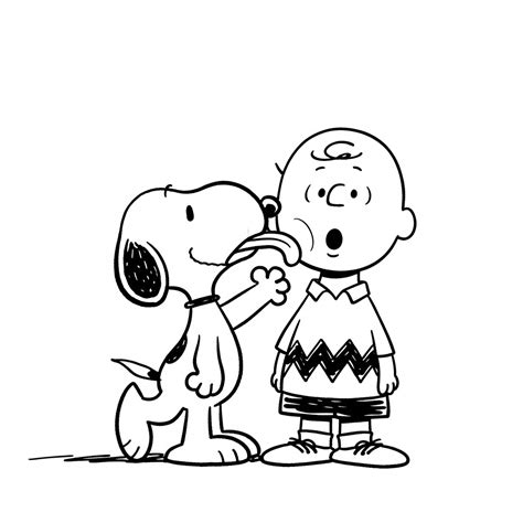 Snoopy Outline Printable