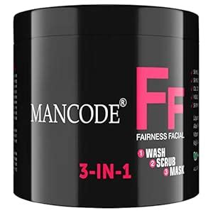 Mancode Face Creams 3 in 1 Fairness Facial for Men Fair Glowing Skin ...
