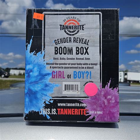 TANNERITE GENDER REVEAL KIT PINK BOOM BOX for sale online | eBay