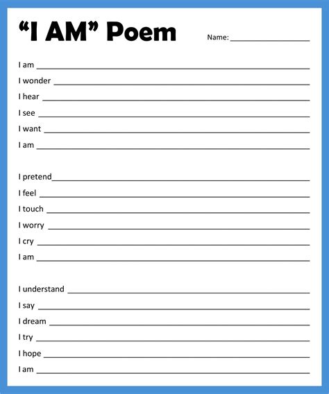 Science Worksheets, Math Activities, I Am Poem Examples, Who Am I Poem ...