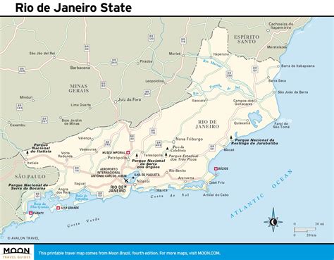Rio region map - Rio de Janeiro region map (Brazil)