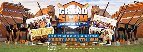 GRAND SLAM DETROIT FESTIVAL 2025 - Tigers Opening Day!, Detroit Opera ...