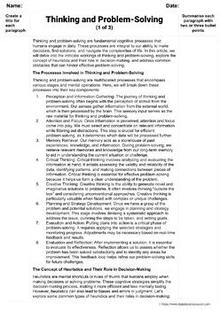 Image result for Collaborative Problem Solving Cognitive Thinking Skills