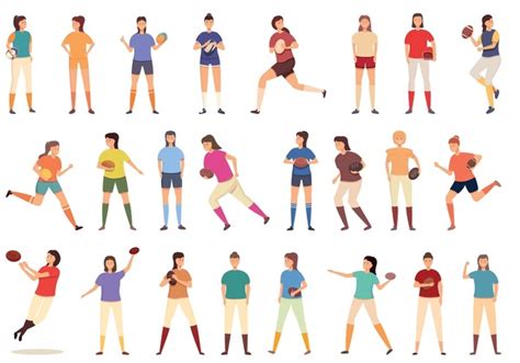 Girls Rugby Cartoon 的图像结果