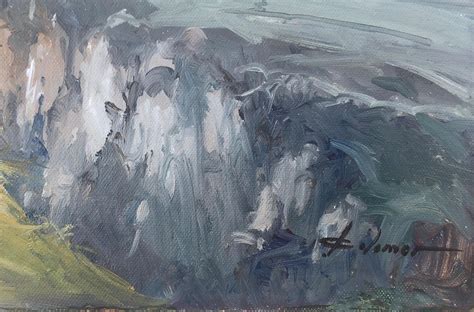 Josep Colomer - the sheep herder spanish landscape oil on canvas ...