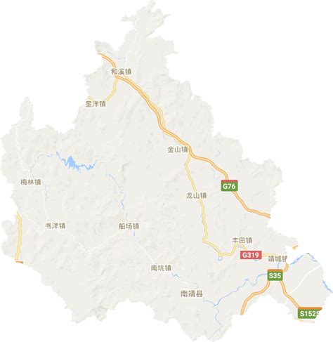 南靖县高清电子地图