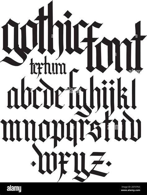 Gothic Calligraphy Fonts 391 Gothic Calligraphy Font High Res