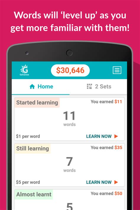Vocabulary App 的图像结果