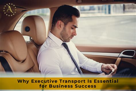 Why Executive Transport Is Essential for Business Success