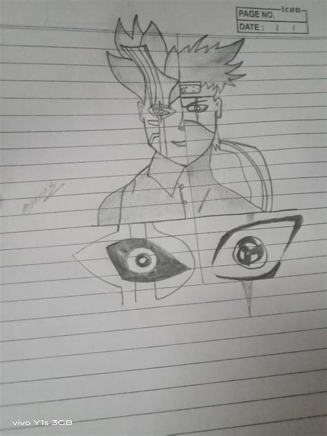 My first anime art ever it's bad : r/Boruto