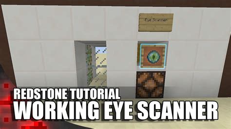 Image result for Minecraft Eye Scanner Tutorial