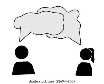 Image result for Blank Conversation Between Two
