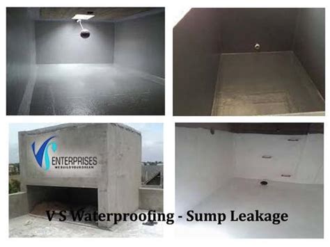 Water Sump Leakage Solution - Water Proofing Contractors In ...