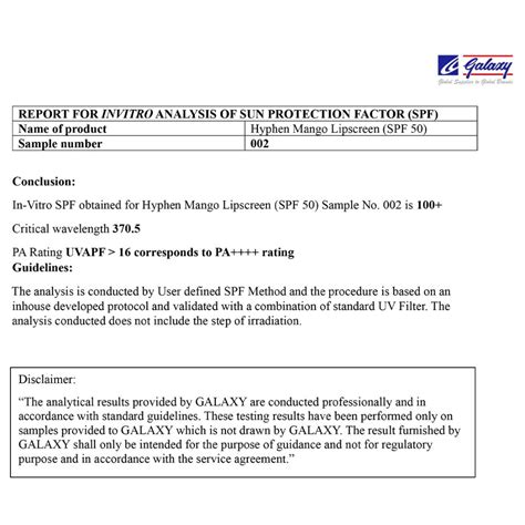 Buy Hyphen Mango Lip Balm SPF50 PA++++ With 2% Kojic Acid, 1% Vit E ...