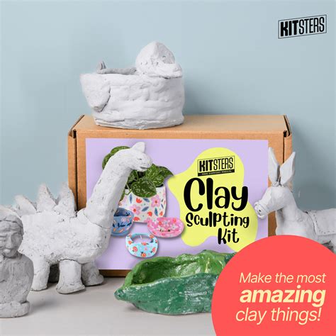 DIY Clay Sculpting Kit | Art & Craft Kit | Kitsters