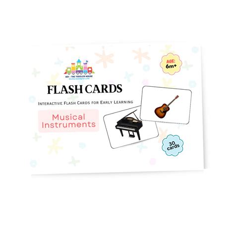 Musical Instruments – Right Brain Educational Flashcards – ADI THE ...