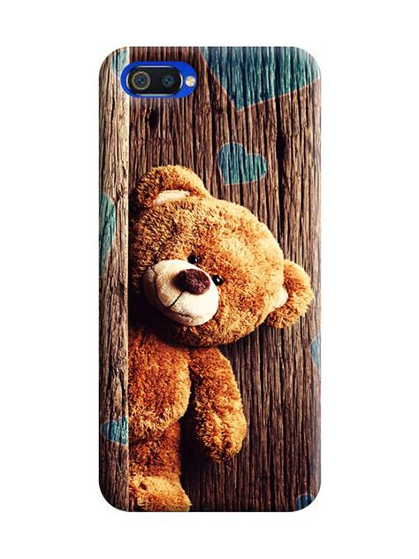 Polymol Cute Mighty Teddy Bear Printed Hard Cases Design Mobile Back ...