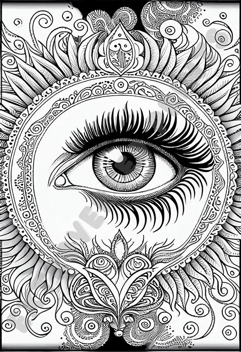 Coloring Pages Of Eyes