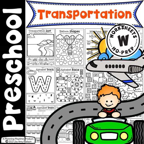 Transportation Worksheets for Preschoolers 的图像结果