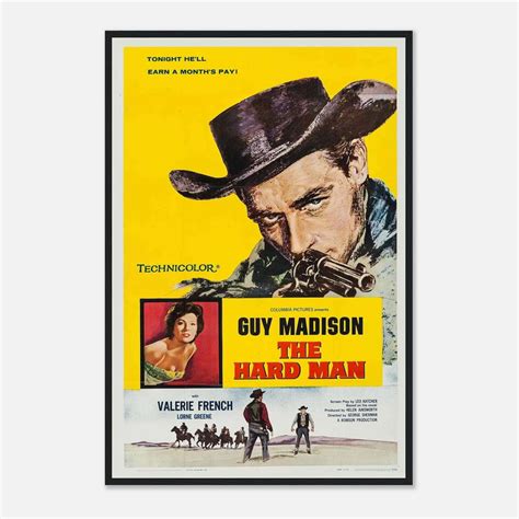 The Hard Man (1957) Movie Poster Print - Citiesbox