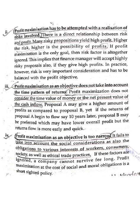 04-11-2022 10 - Profit maximization unfavorable arguments - Financial ...
